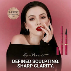 Micro-Fork Tip Eyebrow Pen - 0.01mm Ultra-Fine Dual-Ended Waterproof Brow Pencil