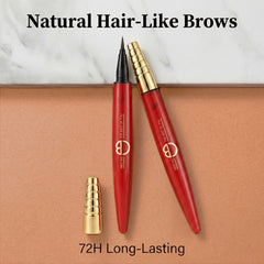 Lahersr 3-Day Microblade Perfection Brow Pen - "Chili" Classic Edition: Natural Hair-Like Strokes