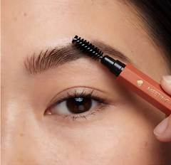 Lahersr Octagonal Dual-Ended Eyebrow Pencil - Precision Tip & Spoolie Brush