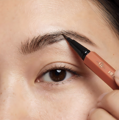 Lahersr Octagonal Dual-Ended Eyebrow Pencil - Precision Tip & Spoolie Brush