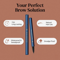 LAHERSR Luxe Octagonal Precision Brow Pen – Hair-Like Strokes & Long-Lasting Natural Definition