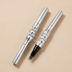 LAHERSR 4-Point Microblade Eyebrow Pen – Premium Silver Edition